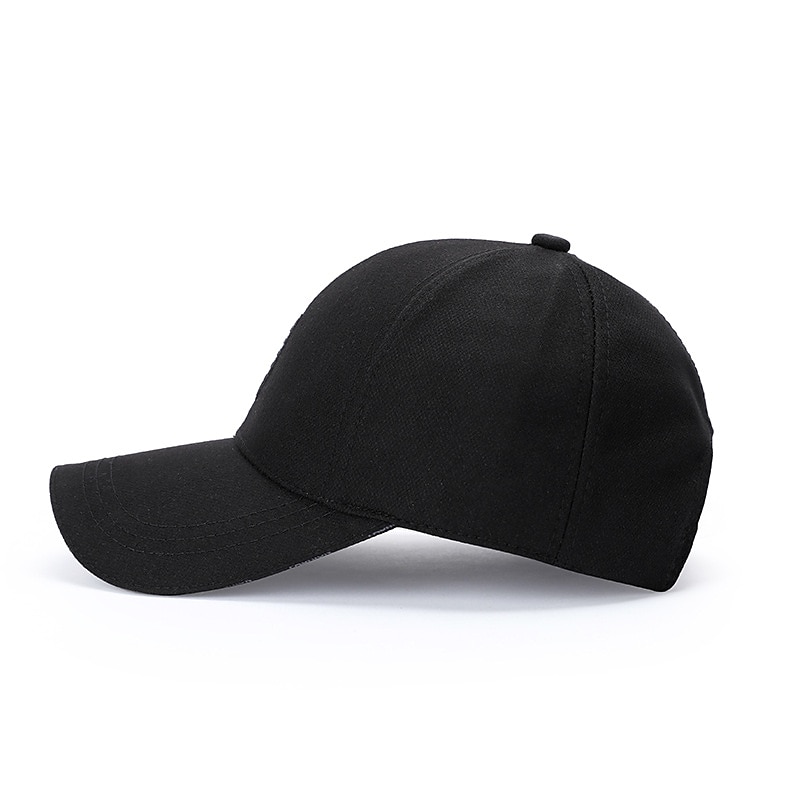 Unisex Kšiltovka Sluneční klobouk Černá Tmavě námořnická Polyester Móda Na běžné nošení Minimalismus Venkovní Dovolená Bez vzoru Nastavitelná Proti sluci Módní 2025 - $8.49 –P6