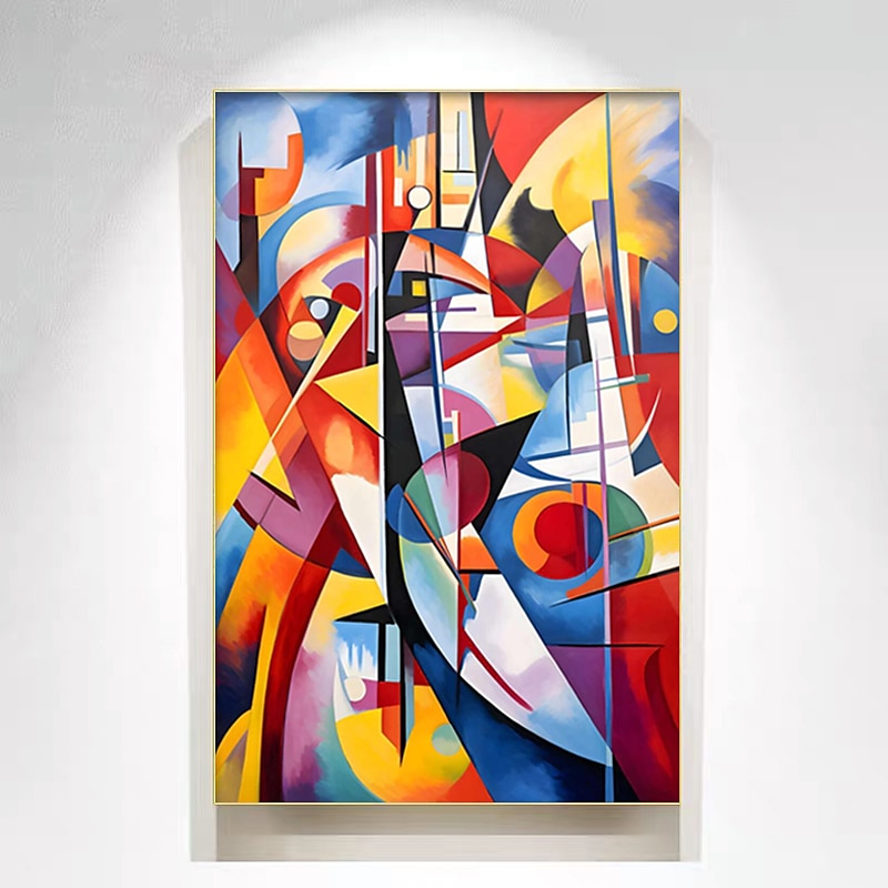 Large Abstract Art Painting on Canvas Hand-painted Original Colorful Canvas Wall Art Colourful Living room Painting on Canvas For Home Decor 2025 - $141.99 –P1