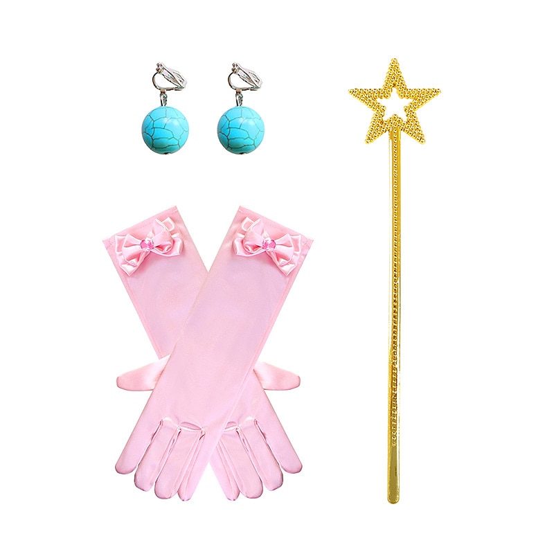 Combinación de joyas biqi de princesa melocotón rosa, accesorios de princesa melocotón súper melocotón para niños 2025 - $12.99 –P12