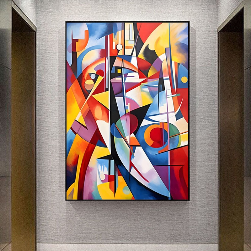 Large Abstract Art Painting on Canvas Hand-painted Original Colorful Canvas Wall Art Colourful Living room Painting on Canvas For Home Decor 2025 - $141.99 –P4