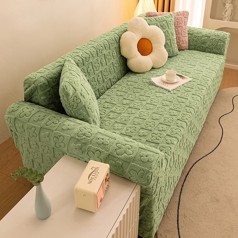 Elastic Jacquard Fabric Sofa Cover Stretch Couch Cover Sectional L Shape Sofa Slipcover Corner Case for Living Room 1/2/3/4 Seat 2025 - $41.99 –P5