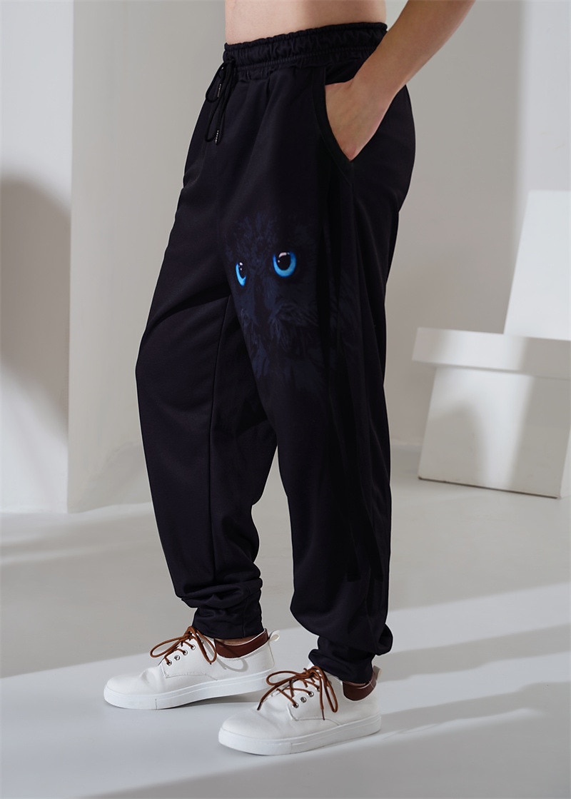 Herren Jogginghose Trainingshose Jogginghose Jogger Hose Hosen Kordelzug Seitentaschen Elastische Taille Tier Grafik-Drucke Komfort Atmungsaktiv Sports Outdoor Casual Täglich Baumwollmischung Frottee 2025 - $25.99 –P2