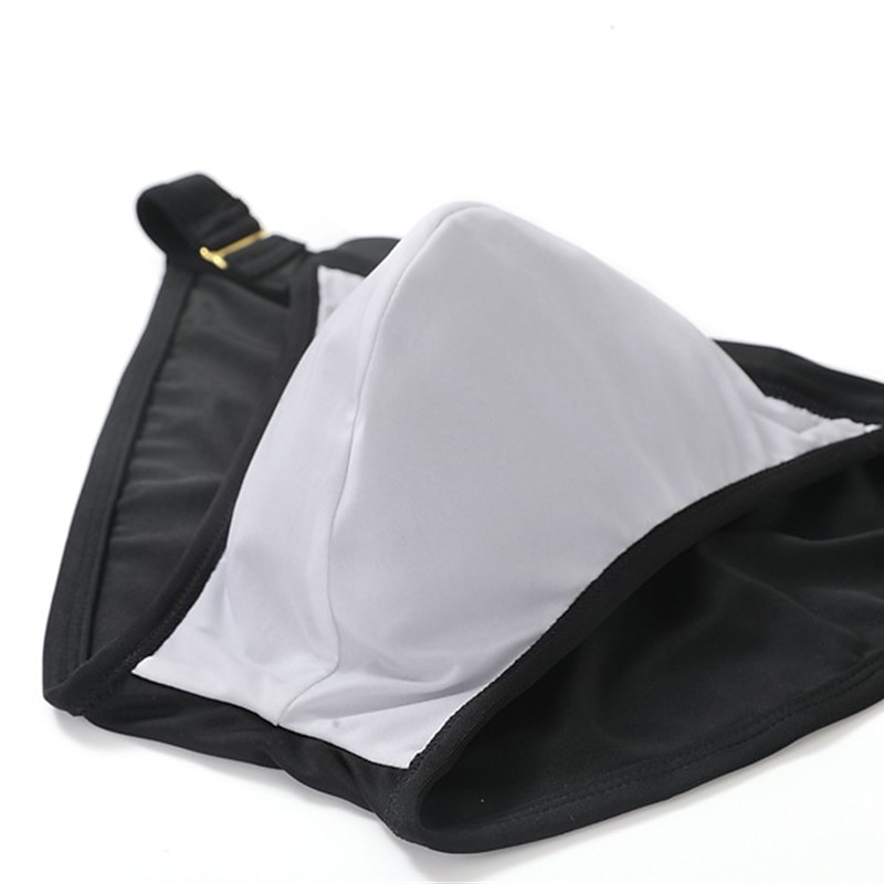 Per uomo Pantaloncini da mare Slip da bagno Spiaggia Festa in piscina Traspirante Asciugatura rapida Vita elastica Liscio Breve Sport Informale Abbigliamento sportivo Nero Bianco Media elasticità del 2025 a $11.49 –P20