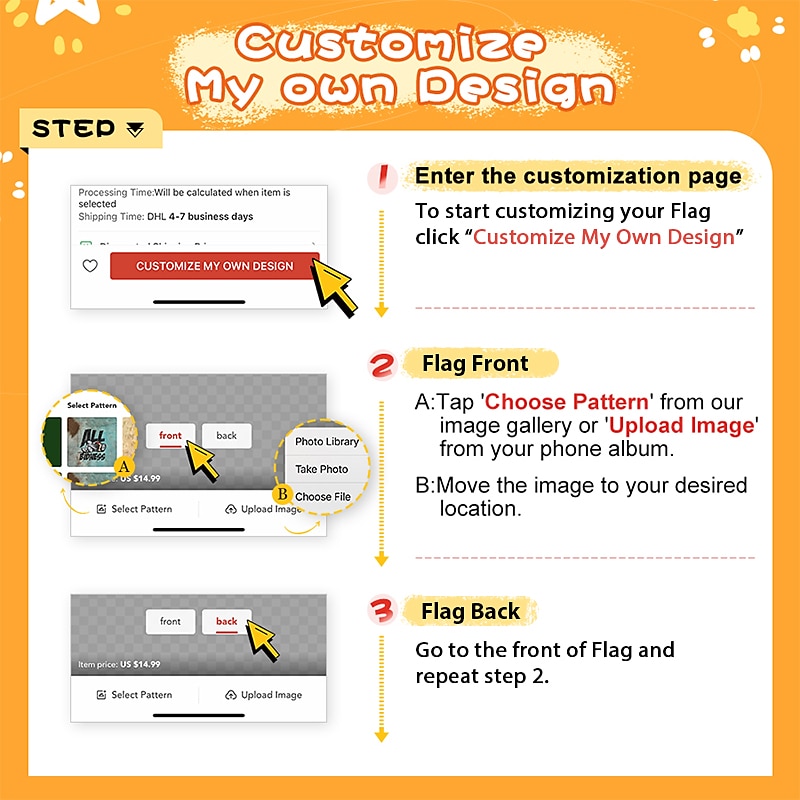 2026年 カスタマイズされたフラッグデザイン あなた自身のパーソナライズされたフラッグ 最良の卒業祝いの贈り物 部屋の壁の装飾 ガーデンフラッグ＆バナー 外装および屋内用のパーソナライズされた独立記念日ギフト カスタムメイド  コレクション – $7.99 –P1
