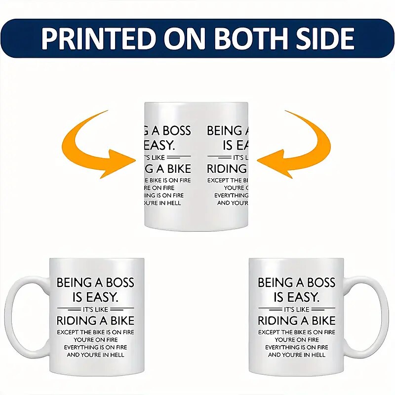1шт лучшая подарочная кружка на день босса для женщин и мужчин керамическая кофейная чашка на 11 унций подарки босса для женщин забавные подарки для офиса босса подарки на день рождения для женщин 2026 - $15.99 –P4