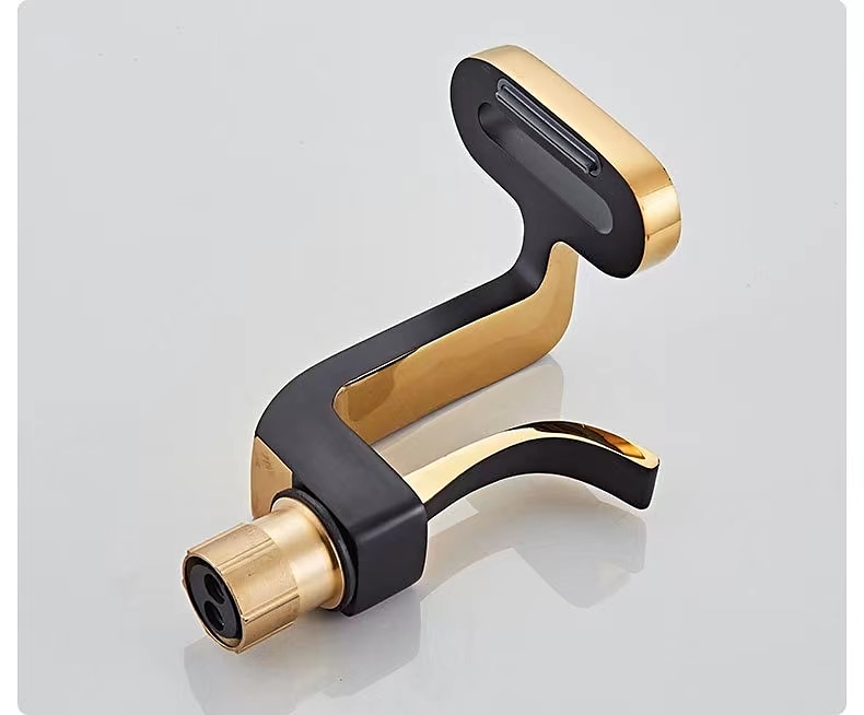 Bathroom Sink Faucet - Waterfall Electroplated Centerset Single Handle One HoleBath Taps 2025 - $170.99 –P5