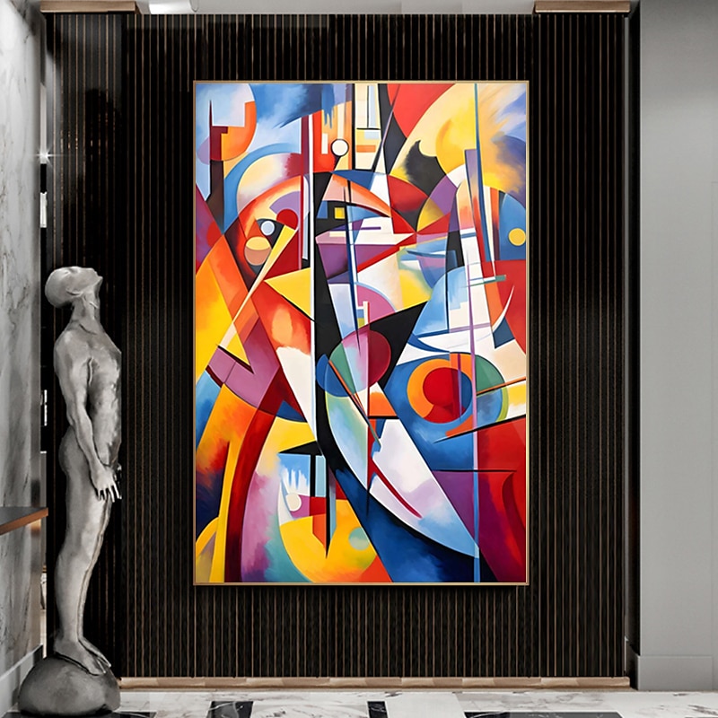 Large Abstract Art Painting on Canvas Hand-painted Original Colorful Canvas Wall Art Colourful Living room Painting on Canvas For Home Decor 2025 - $141.99 –P3