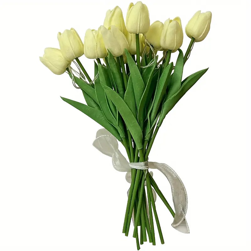 Valentin nap 10db tulipán lámpa környezeti érzék asztali lámpa led szimulációs csokor éjszakai fény szoba dekoráció csokor asztali lámpa kézi csokor lámpa 2025 - $22.99 –P11