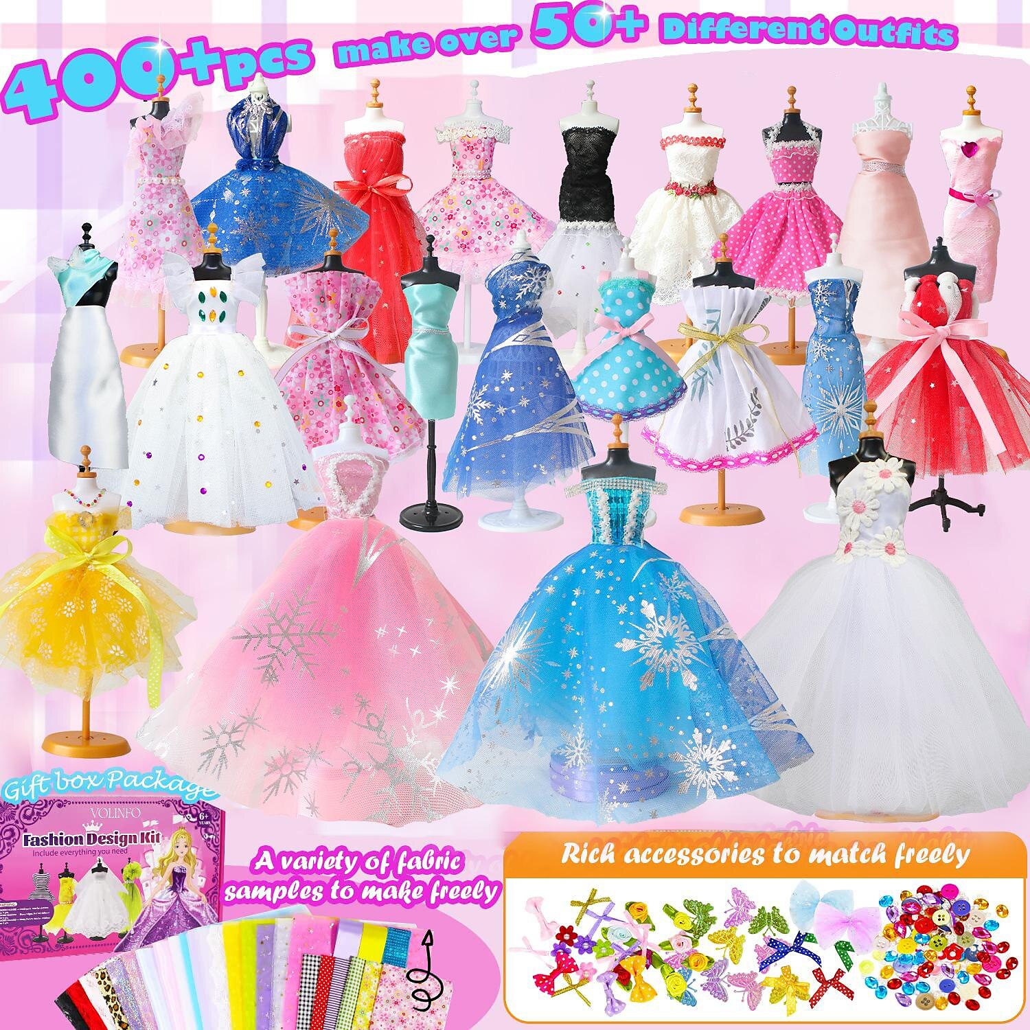 Children's Clothing Design DIY Doll Clothing Kindergarten Handicraft Class Creative Material Pack Clothing Fabric Tailor 2025 - $31.99 –P2