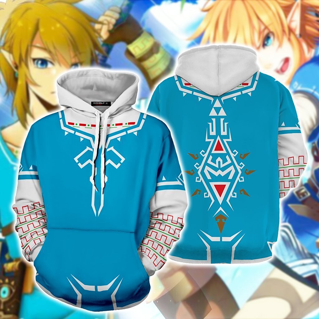 The Legend of Zelda Połączyć Bluza z Kapturem Anime 3D Przednia kieszeń Graficzny Na Dla par Męskie Damskie Dla dorosłych Karnawał Bal maskowy Druk 3D Impreza Codzienne 2025 - $29.99 –P3