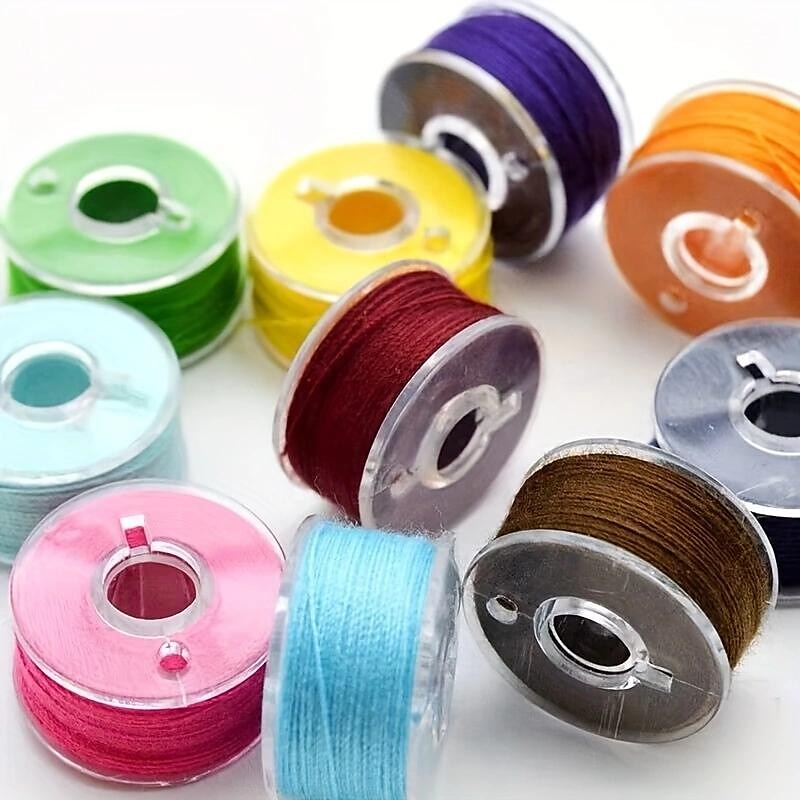25/36pcs/set Bobbin With Sewing Thread, 25/36 Grids Boxed Color Bobbins, Practical Replacement Simple Installation Household For Sewing Machine 2025 - $9.49 –P5