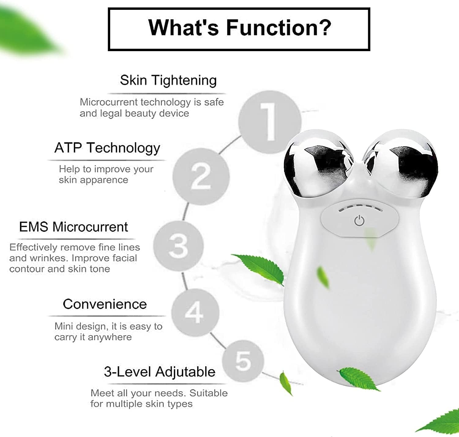 apparaat voor gezicht en hals, microstroom gezichtsapparaat anti-aging en rimpelverminderaar huidverjonging, microsculpt apparaat gezicht voor huidverzorging en massage 2025 - GBP £22 –P3