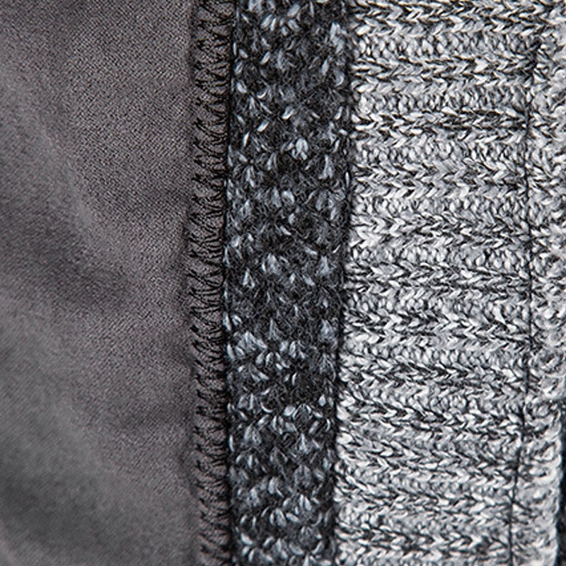 Homens Sueter Cardigan Suéter com zíper Cardigã Chunky Estriado Tricotar Cropped Bolsos laterais Bloco de cor Colarinho Chinês Aquecimento Contemporâneo Moderno Casual Roupa Diária Roupa Outono de 2026 por $30.99 –P4