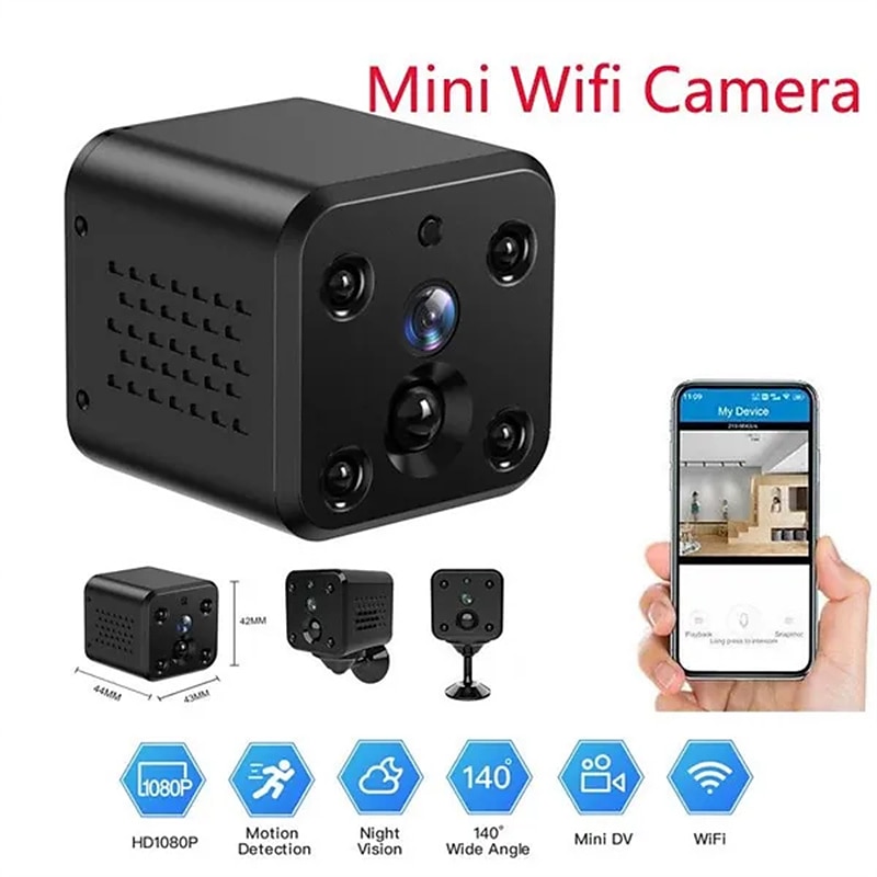 Wireless Wifi Camera Mini Surveillance Full HD 1080P IP Security Baby Monitor Night Vision Outdoor Smart Home Camera Recorder PIR Motion Detection 2025 - $55.99 –P1