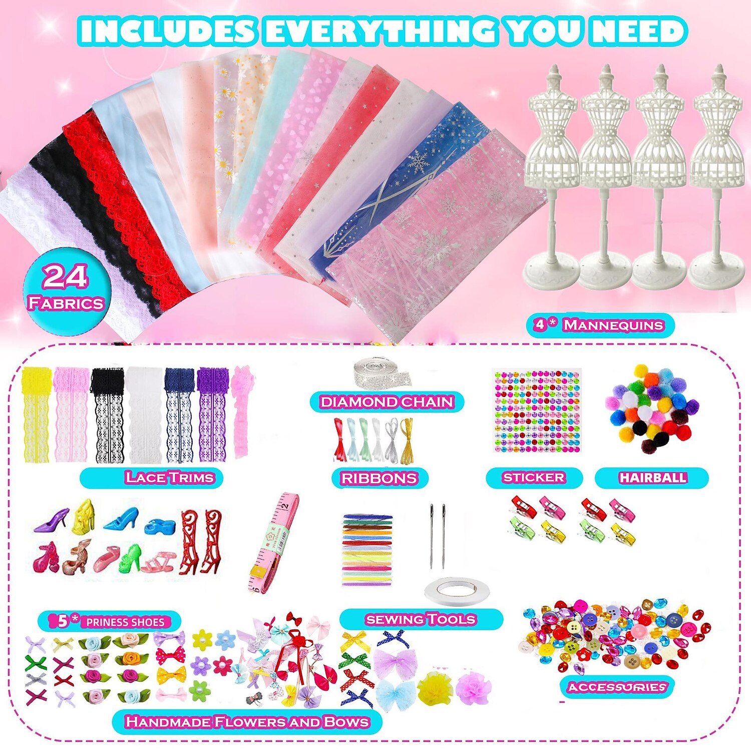 Children's Clothing Design DIY Doll Clothing Kindergarten Handicraft Class Creative Material Pack Clothing Fabric Tailor 2025 - $31.99 –P6