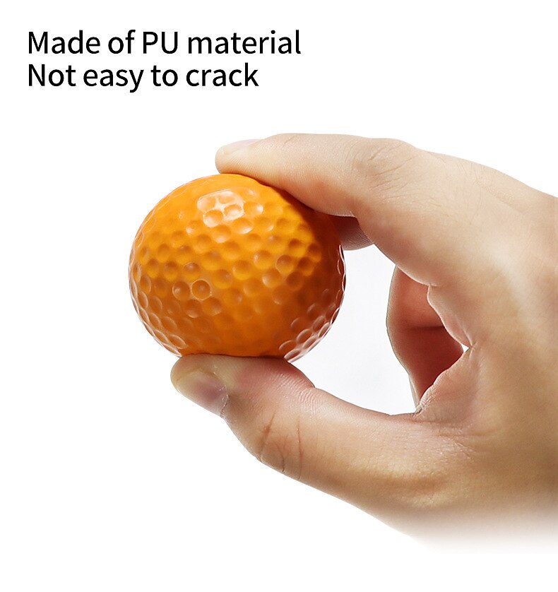 10 Pcs Pu Soft Ball Golf Practice Ball Indoor Specialized Practice Sponge Ball Foam Ball Beginner Training Ball Multi-color 2025 - $20.99 –P5