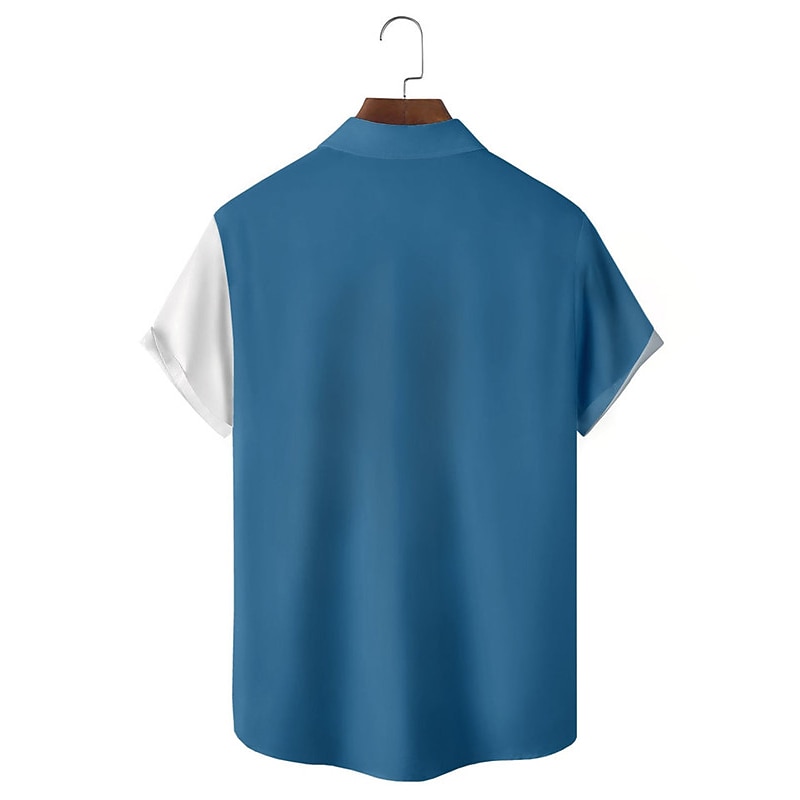 Homme Notes de Musique Chemise Chemise Boutonnée Manche Courte Occasionnel Tenue quotidienne Sortir Week-end Automne Col Rabattu Imprimé Boutonné Noir Rouge Marine foncé Bleu Vert de 2025 ? $24.99 –P6