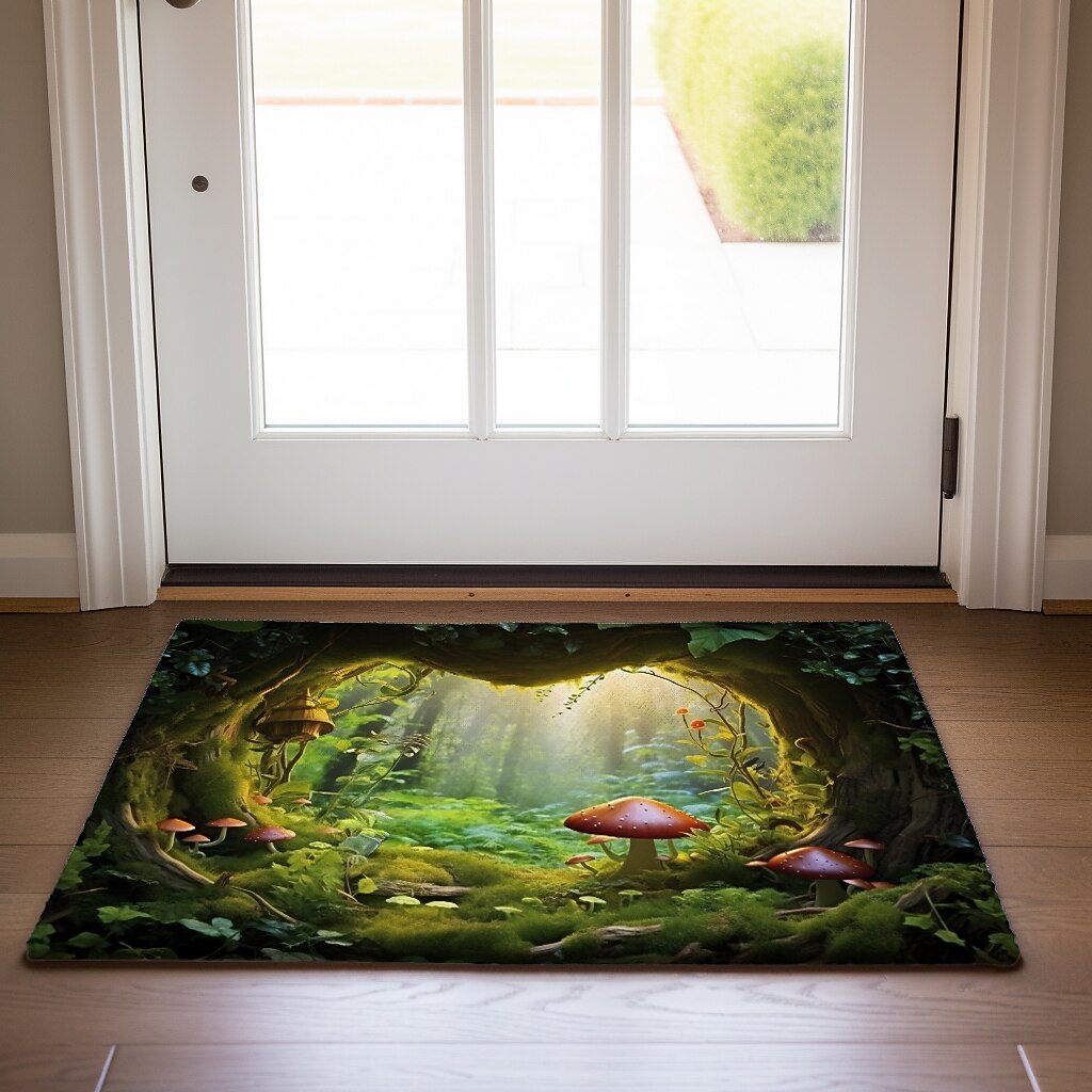 Mushrooms Forest Doormat Floor Mats Washable Rugs Kitchen Mat Non-Slip Oil Proof Rug Indoor Outdoor Mat Bedroom Decor Bathroom Mat Entrance Rug 2026 - $20.99 –P7