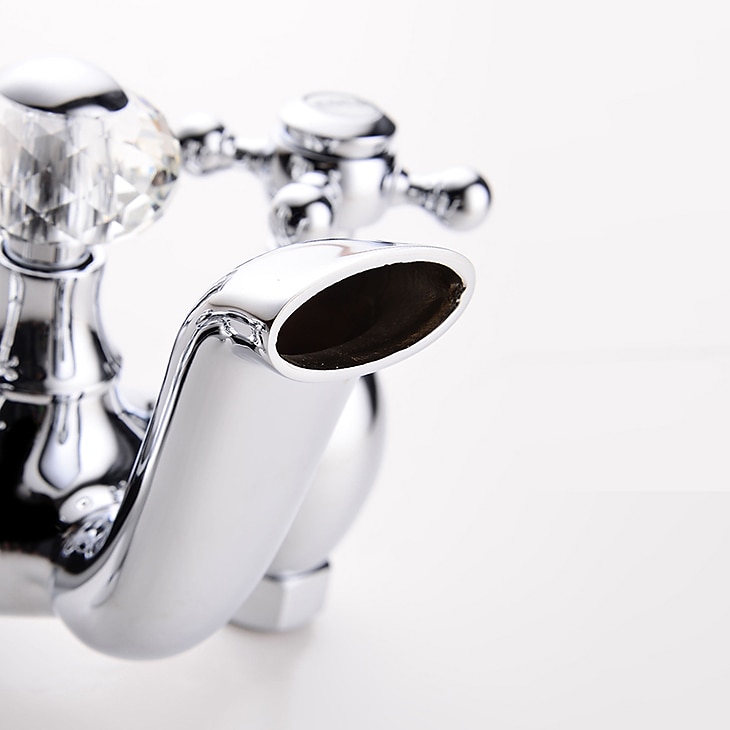 Badekarskran - Moderne Moderne galvanisert Romersk kar Keramisk Ventil Bath Shower Mixer Taps 2026 - $660.89 –P6