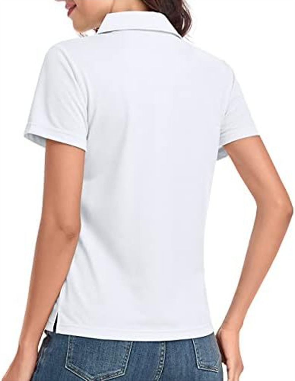 Polo maglietta Per donna Nero Bianco Rosa Tinta unica Di base Giornaliero Giornaliero Colletto Standard S del 2025 a $27.99 –P14