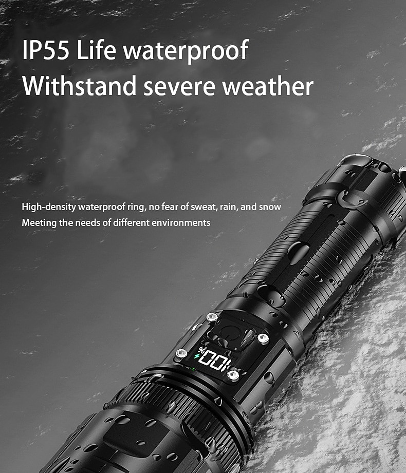 1PC 30 W مصابيح يدوية وأضواء تخييم مع وظيفة الإضاءة أبيض 4.2 V 1 الخرز LED 2026 - $53.99 –P1