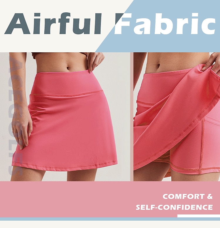 Femme Jupe de golf Blanche Bas Vêtements de golf pour femmes, tenues, vêtements de 2025 ? $24.99 –P1