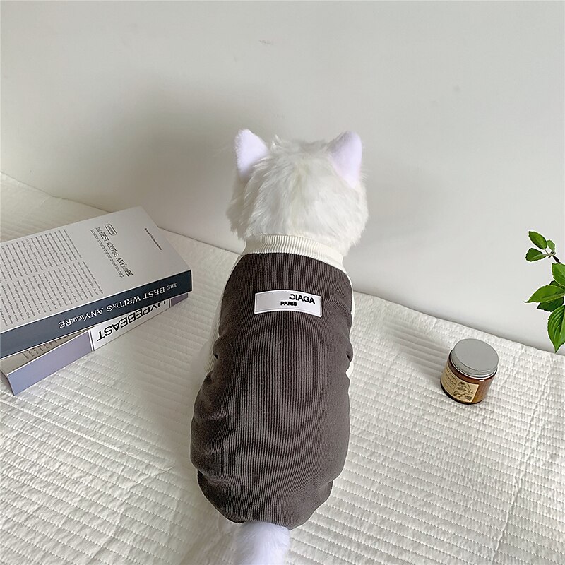 Hunder Katter Genser Mote søt stil Vinter Varm Myk Vaskbar Bekvem utendørs Sport Hundeklær for Bichon Frisé Puddel Pommeran ungt kjæledyr Sommerfugl 2025 - $35.99 –P14
