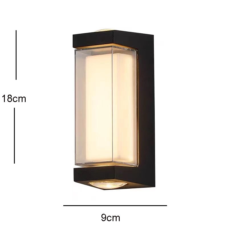 10W 1000LM Wall Light Outdoor Indoor LED IP65 Waterproof Modern Aluminum Sconce Light Falling Fixture 2026 - $97.99 –P2