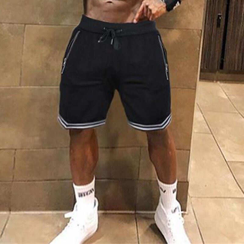 Men's Athletic Shorts Basketball Shorts Running Shorts Gym Shorts Sports Going out Weekend Breathable Quick Dry Running Casual Pocket Drawstring Elastic Waist Plain Knee Length Gymnatics Activewear 2025 - $15.49 –P5