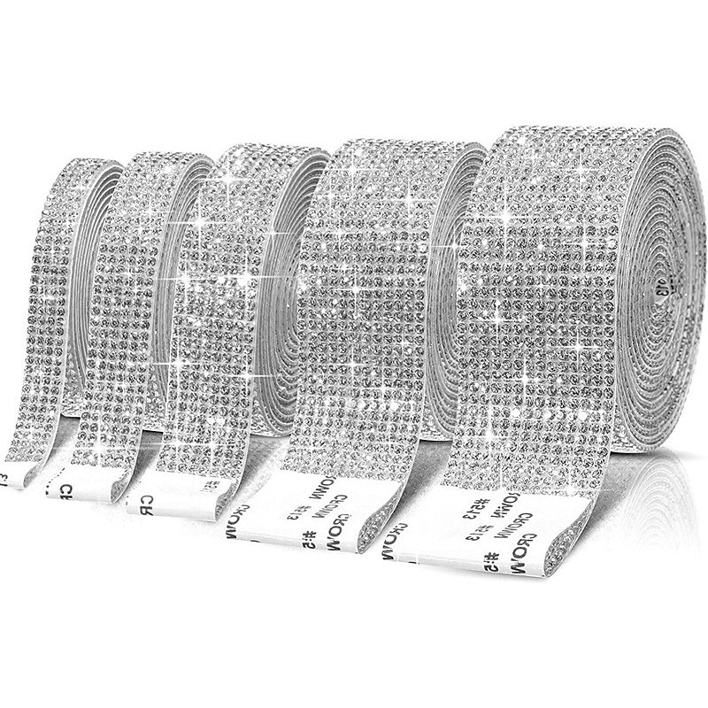 Bling Crystal Drill Rhinestone Shiny Colorful Artificial DiamondCar Sticker Handmade Diy Making Car Decoration 1yard 91cm 2025 - $15.99 –P11