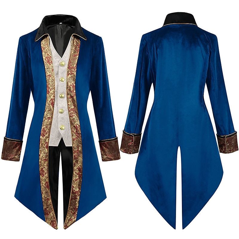 Punk și gotic Medieval Steampunk Geacă Costum Cosplay Σμόκιν Vampiri Domn Mărime Plus Size Costume de fancy Bărbați Regal Steampunk Carnaval Mascaradă Performanță Evenimente / Petrecere Petrecere cu 2025 - $58.99 –P5
