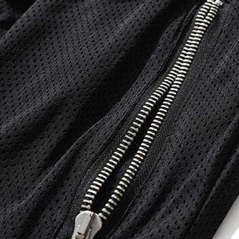 Men's Basketball Shorts Gym Shorts Sport Basketball Running Casual Drawstring Elastic Waist Color Block Knee Length Gymnatics Activewear Black White Micro-elastic 2025 - $11.99 –P2
