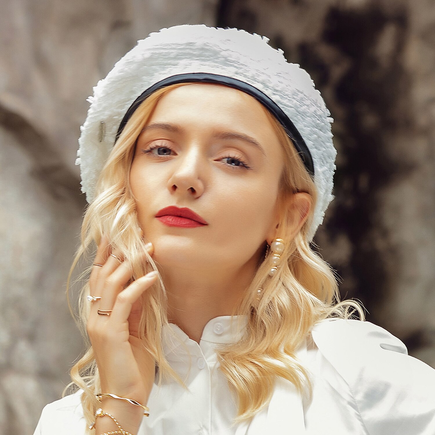 Chapeaux béret en fibre de coton, chapeau souple pour mariage, décontracté, élégant, avec couleur pure, couvre-chef de 2025 ? $29.99 –P1