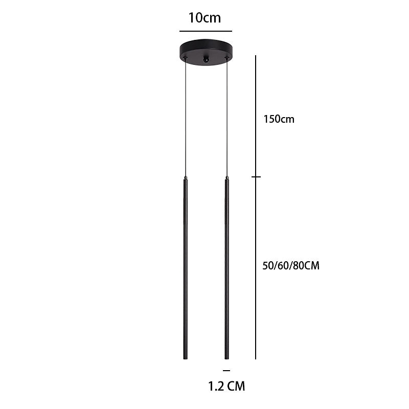 mini illuminazione a sospensione 1/2 luce lampada a sospensione a led per isola cucina, bar, pendenti foyer cluster filo regolabile, lampadina inclusa del 2025 a $84.99 –P2