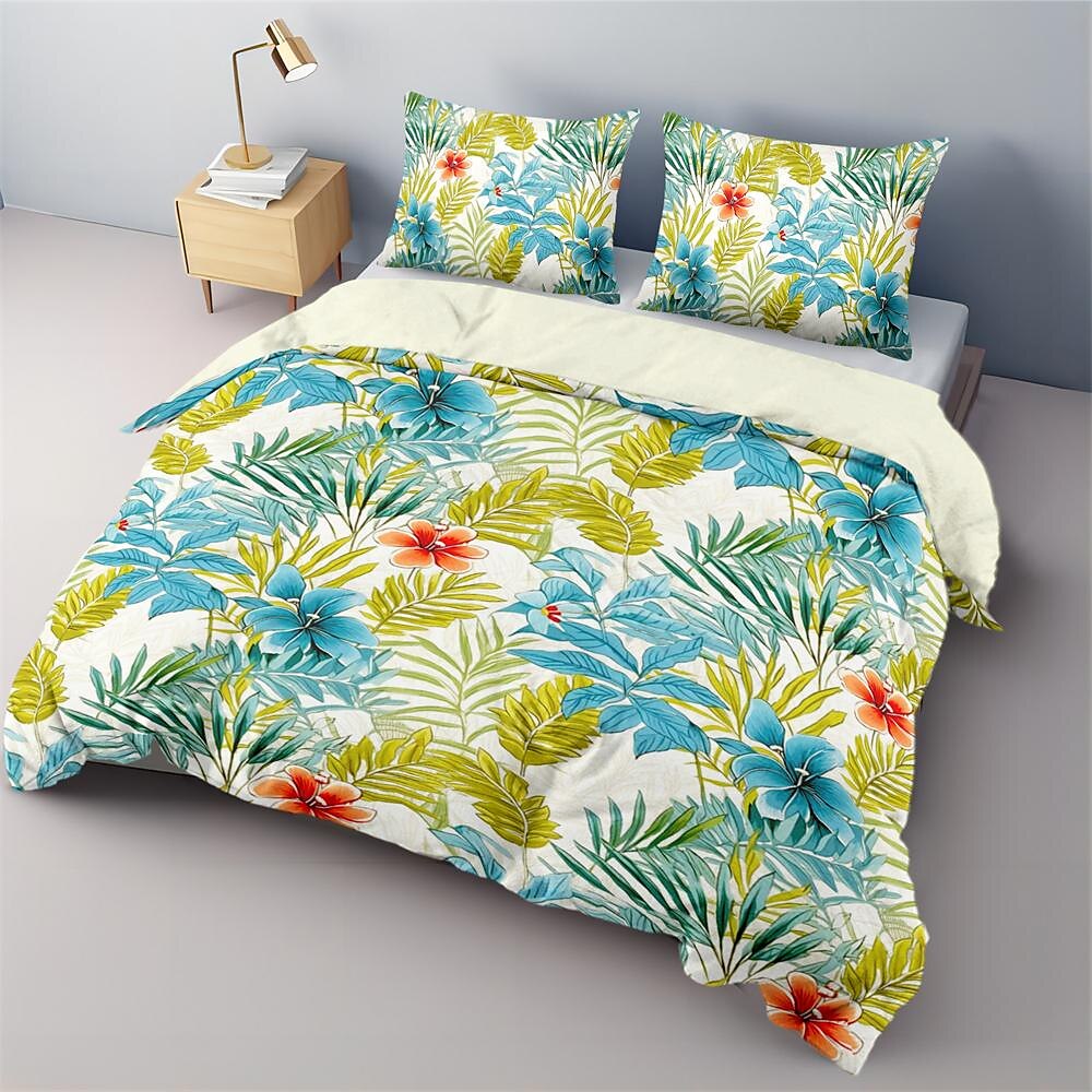 100% Cotton Duvet Cover Set Floral Pattern Comforter Set Soft 3-Piece Luxury Bedding Set Home Decor Dusk Bedding Gift King Queen Full Size 2025 - $60.99 –P5