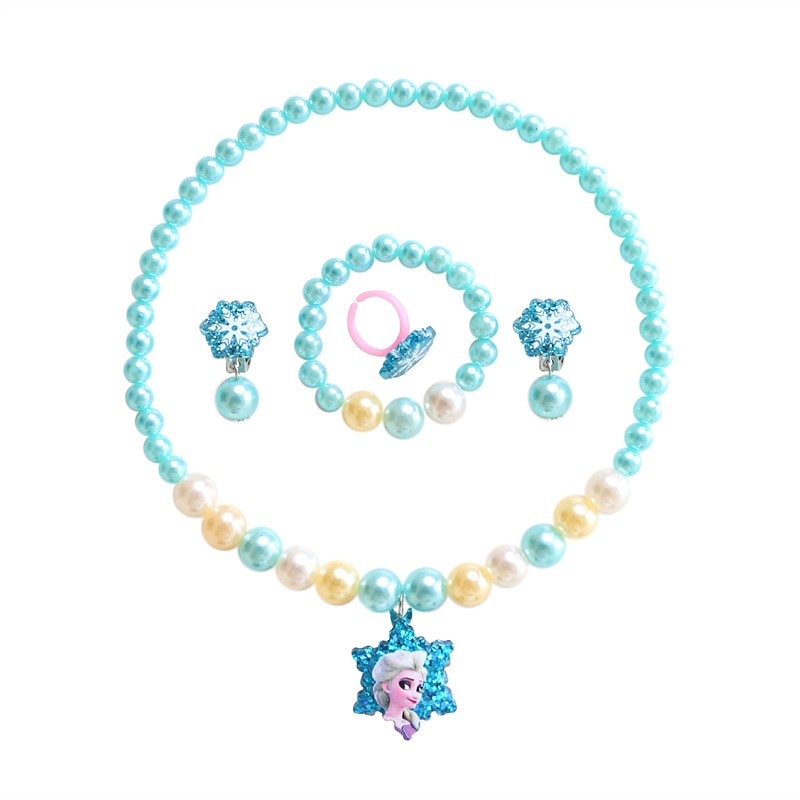 Festival Performance Requisiten Prinzessin Kleid Zubehör Set Meerjungfrau farbiger Schmuck Mädchen Kleid Zubehör Kinder 2025 - $11.99 –P9