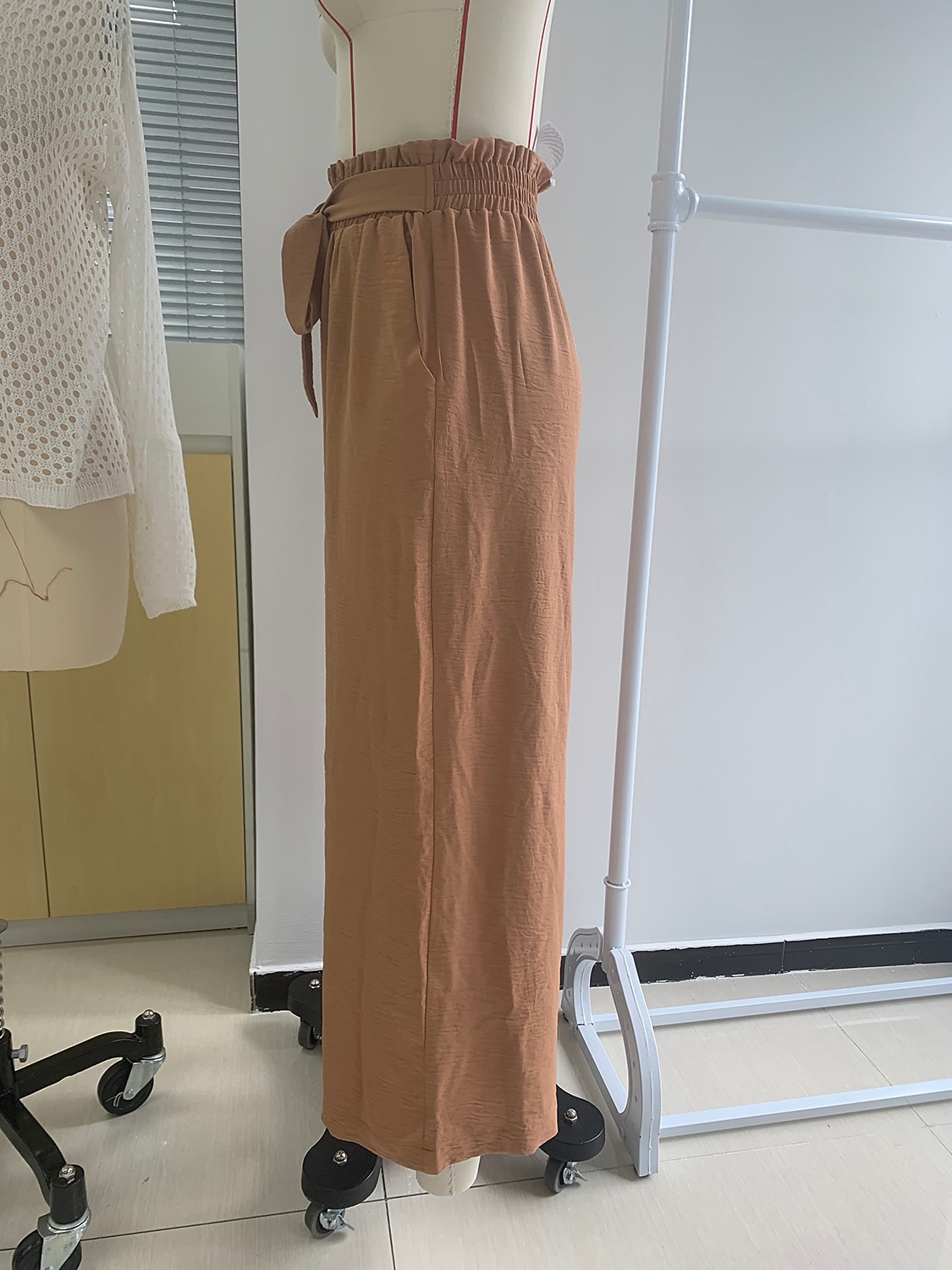 calça feminina larga com bolsos de 2026 por $5.99 –P2