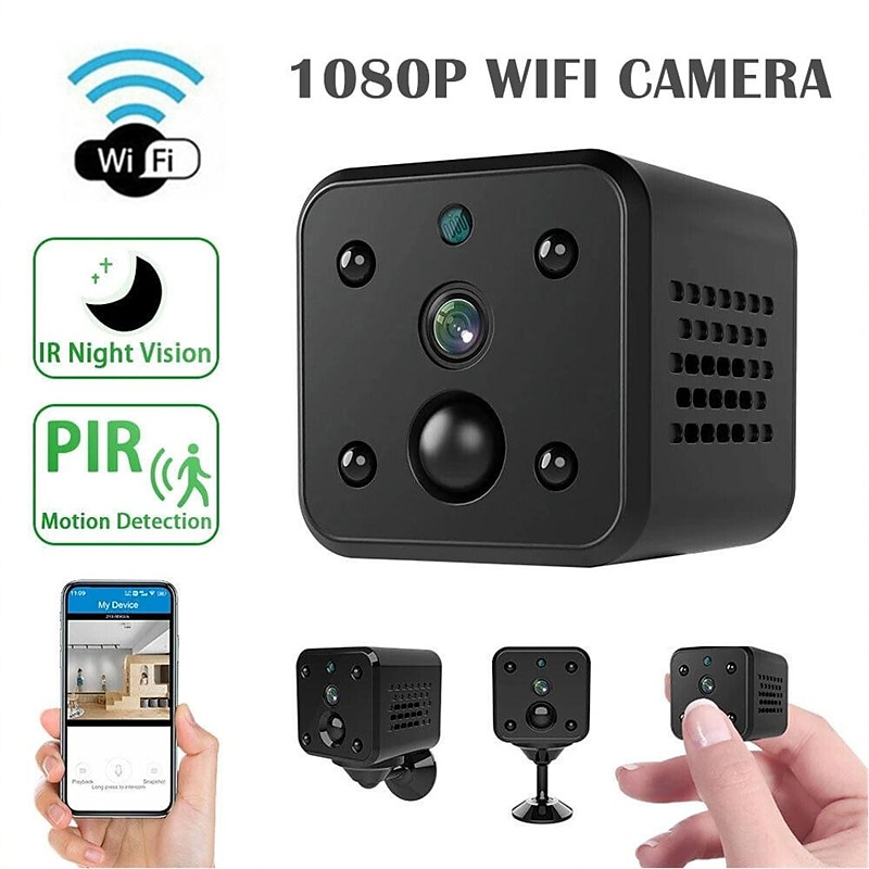 Wireless Wifi Camera Mini Surveillance Full HD 1080P IP Security Baby Monitor Night Vision Outdoor Smart Home Camera Recorder PIR Motion Detection 2025 - $55.99 –P5