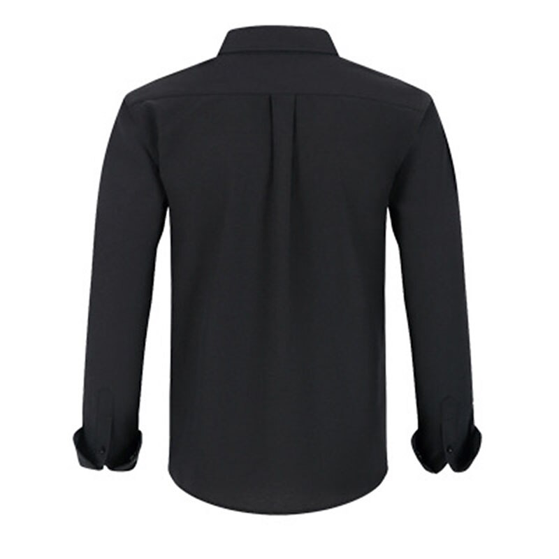 Homme Chemise Chemise habillée Uni Bureau & Carrière Fête de mariage Noir Blanche Rose dragée bleu marine manche longue Revers Printemps & Automne Vêtement Tenue de 2025 ? €34.99 –P7