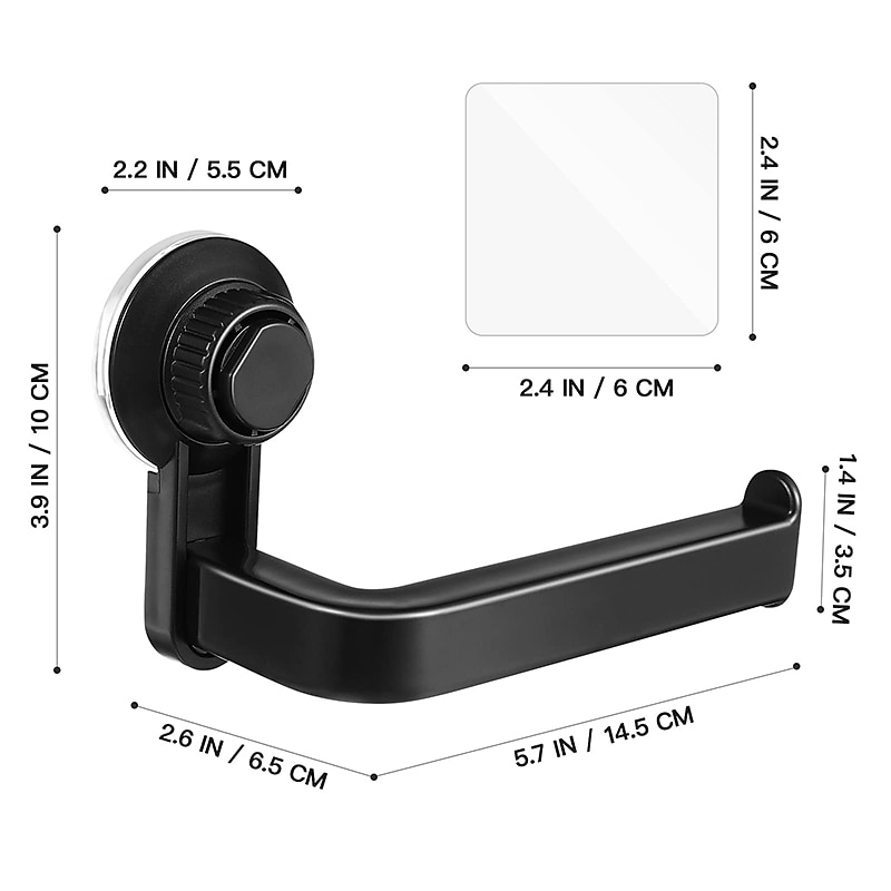 Porta carta igienica senza punch, ventosa autoadesiva, portaoggetti da cucina, bagno, impermeabile, a prova di umidità, accessori, scaffale, porta carta igienica da parete del 2025 a $11.99 –P2