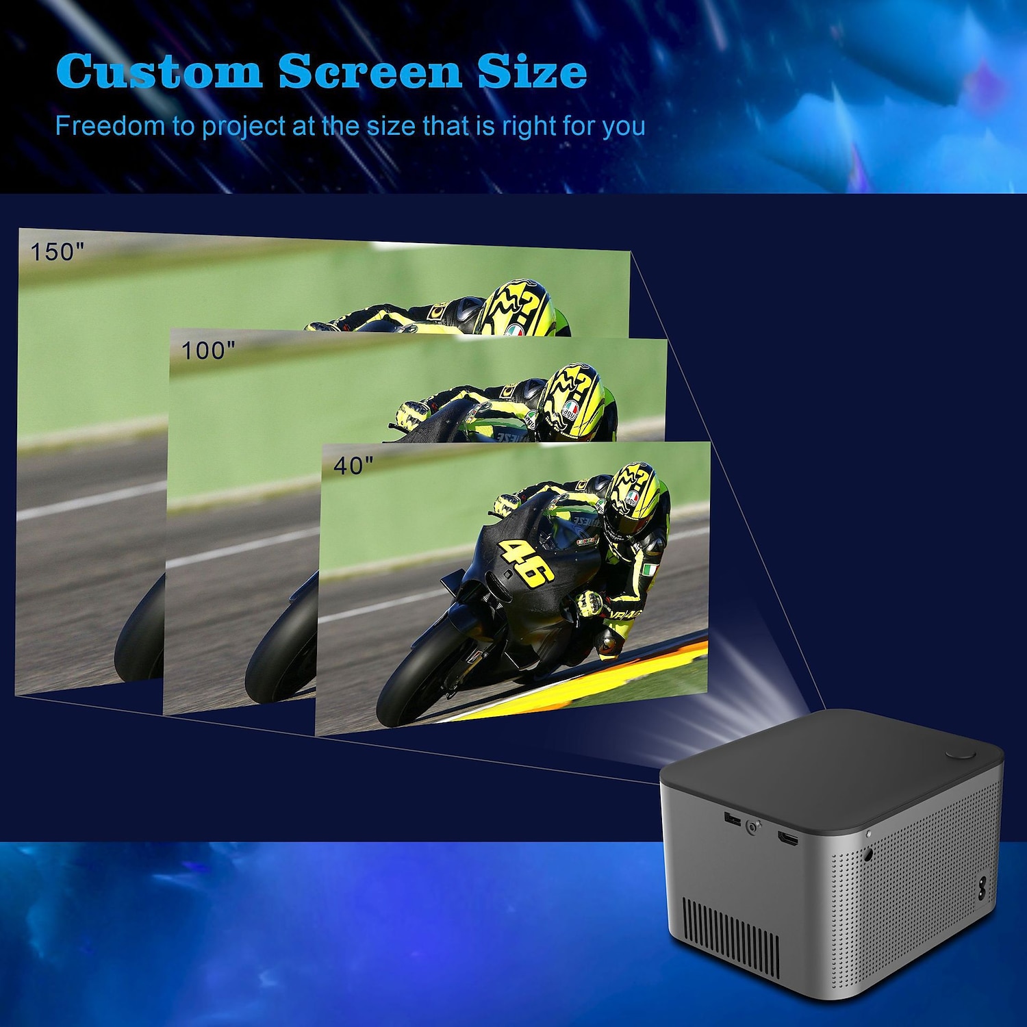 Salange HY350 Projector Full HD 1080P Android 11.0 LED Home Theater Compatible with Smartphones HDMI USB Wifi-Mirroring Beamer 2025 - $184.99 –P7
