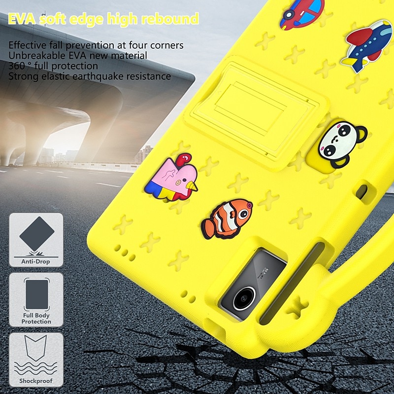 Tablet Case Cover For Samsung Galaxy Tab S9 11 inch S9 Plus 12.4" S8 S7 S6 A8 A7 A Ultra Plus FE Lite Handle with Adjustable Kickstand Shockproof 3D Cartoon Silicone 2025 - $24.99 –P6