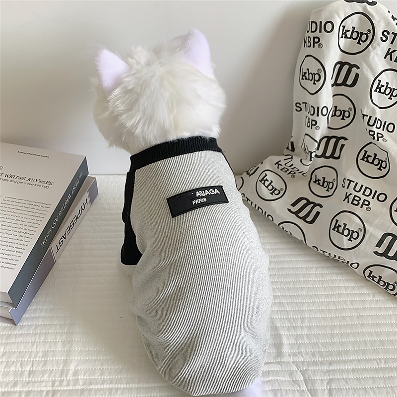 Hunder Katter Genser Mote søt stil Vinter Varm Myk Vaskbar Bekvem utendørs Sport Hundeklær for Bichon Frisé Puddel Pommeran ungt kjæledyr Sommerfugl 2025 - $35.99 –P7
