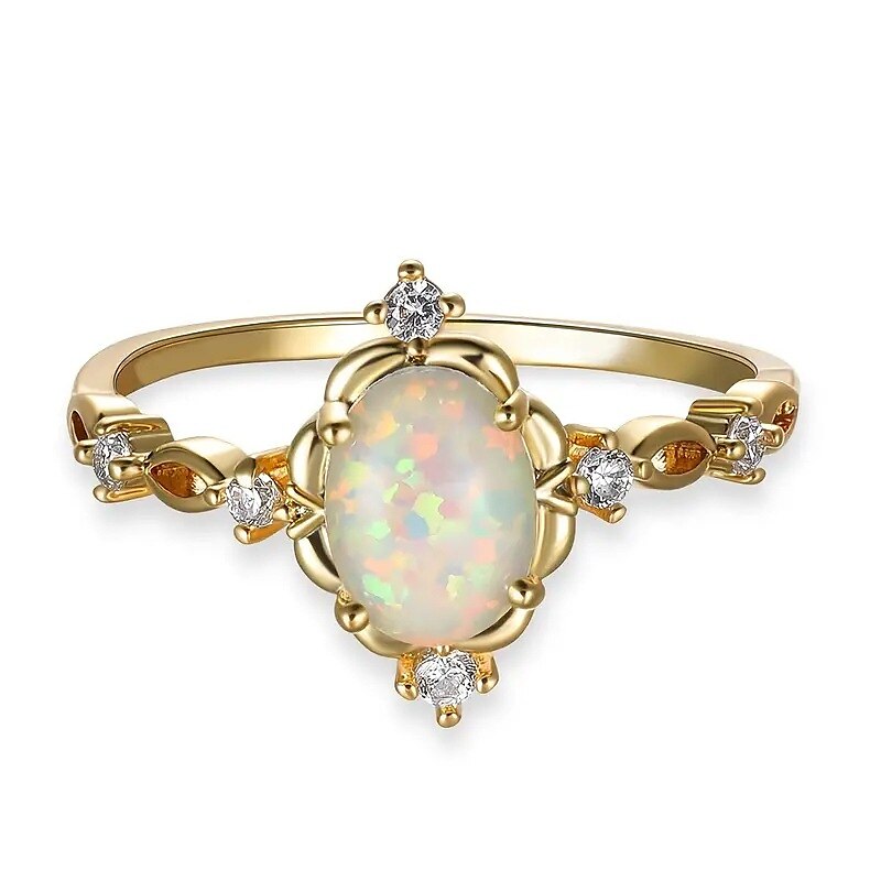 Bague / Anneaux Mariage Le style rétro Dorée Alliage Joie Elégant Rétro Vintage Mode de 2025 ? $9.49 –P4