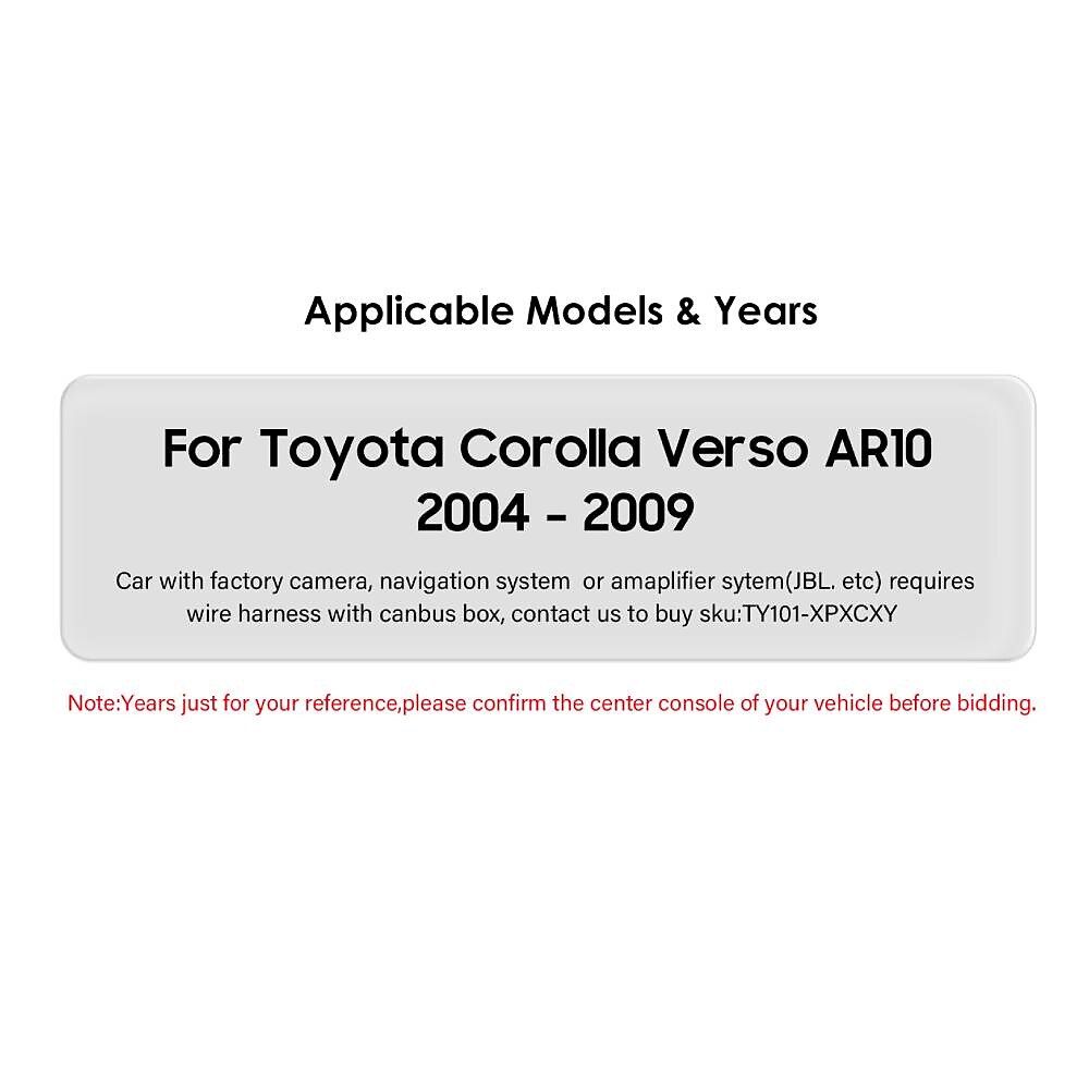2025年 アンドロイド 12 カーラジオトヨタカローラヴァーソ ar10 2004-2009 マルチメディアプレーヤーナビゲーション gps carplay ステレオ dvd 4 グラム  コレクション – $132.99 –P2