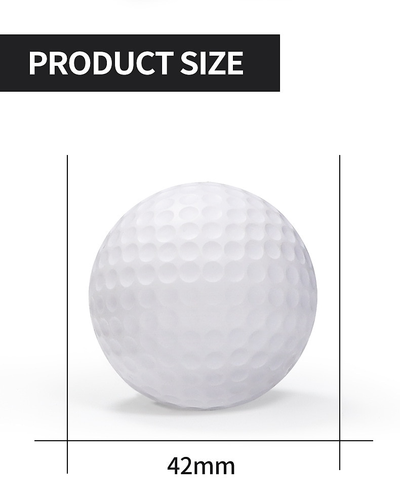 10 Pcs Pu Soft Ball Golf Practice Ball Indoor Specialized Practice Sponge Ball Foam Ball Beginner Training Ball Multi-color 2025 - $20.99 –P2