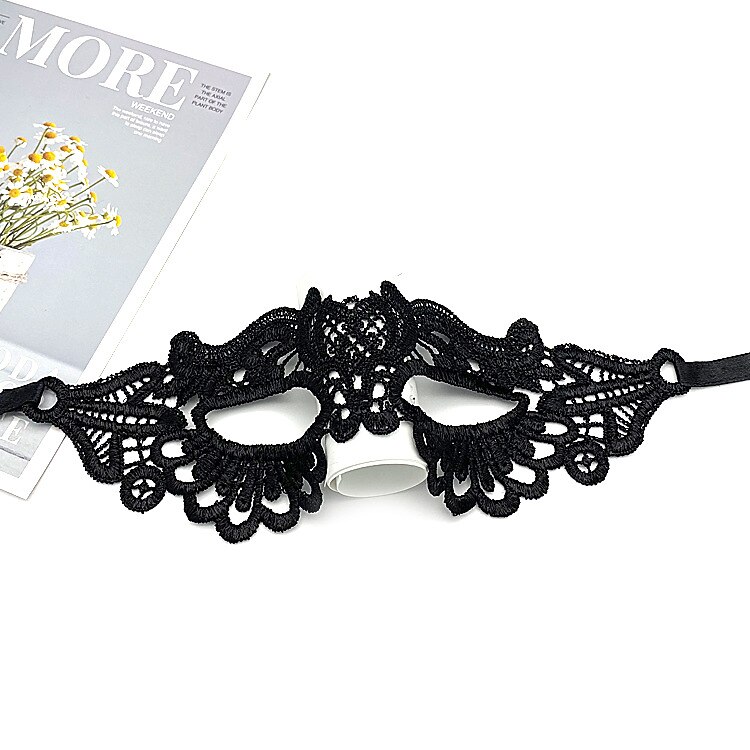 10 pezzi maschera in pizzo per feste per adulti mezzo viso ballo in maschera oggetti di scena di Halloween per donne maschera per gli occhi nera divertente del 2025 a $19.49 –P4