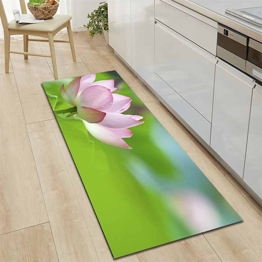 Tapis floral végétal tapis de cuisine tapis de sol antidérapant résistant à l'huile tapis de salon tapis intérieur extérieur tapis de chambre décor de salle de bain tapis d'entrée tapis de porte de 2026 ? $16.49 –P11