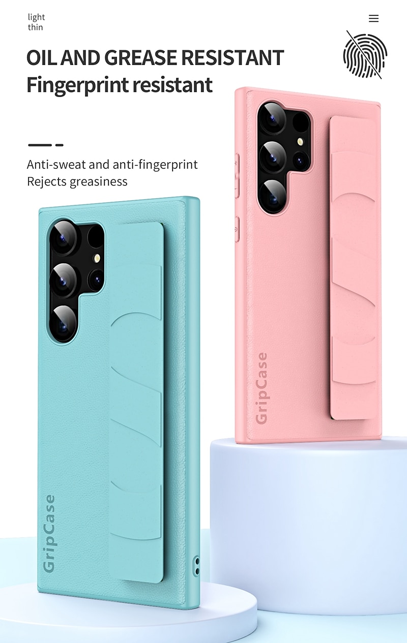 телефон Кейс для Назначение SSamsung Galaxy S25 S24 S23 Ultra Plus S22 Плюс Ультра Кейс на заднюю панель с ремешком на запястье Защита от удара Ретро ПК 2025 - $14.99 –P6
