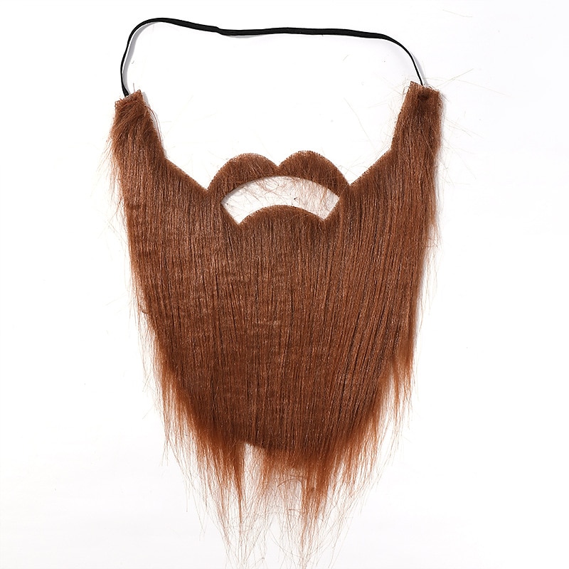 carnival Beard Santa Beard White long hair black beard party beard dress up 2025 - $11.99 –P4